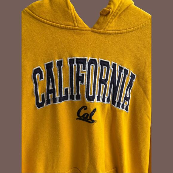 Cal Golden Bears Hoodie | Yellow Pullover | Size S | Vintage - Picture 4 of 4